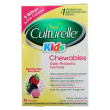 Load image into Gallery viewer, Culturelle - Kids Chewables Probiotic Natural Bursting Berry - 30 Chewable Tablets
