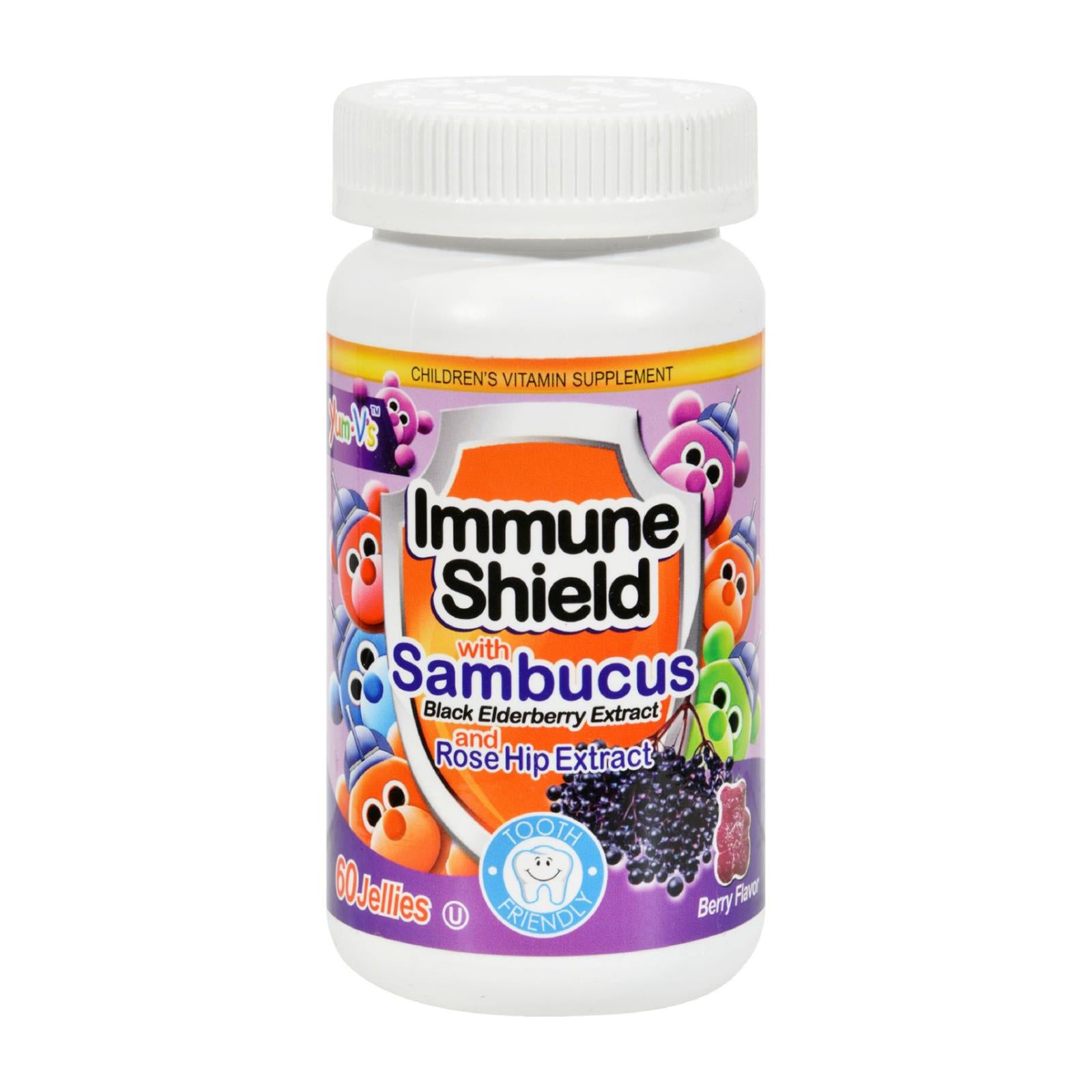 Yum V's Immune Shield With Sambucus - 60 Chews