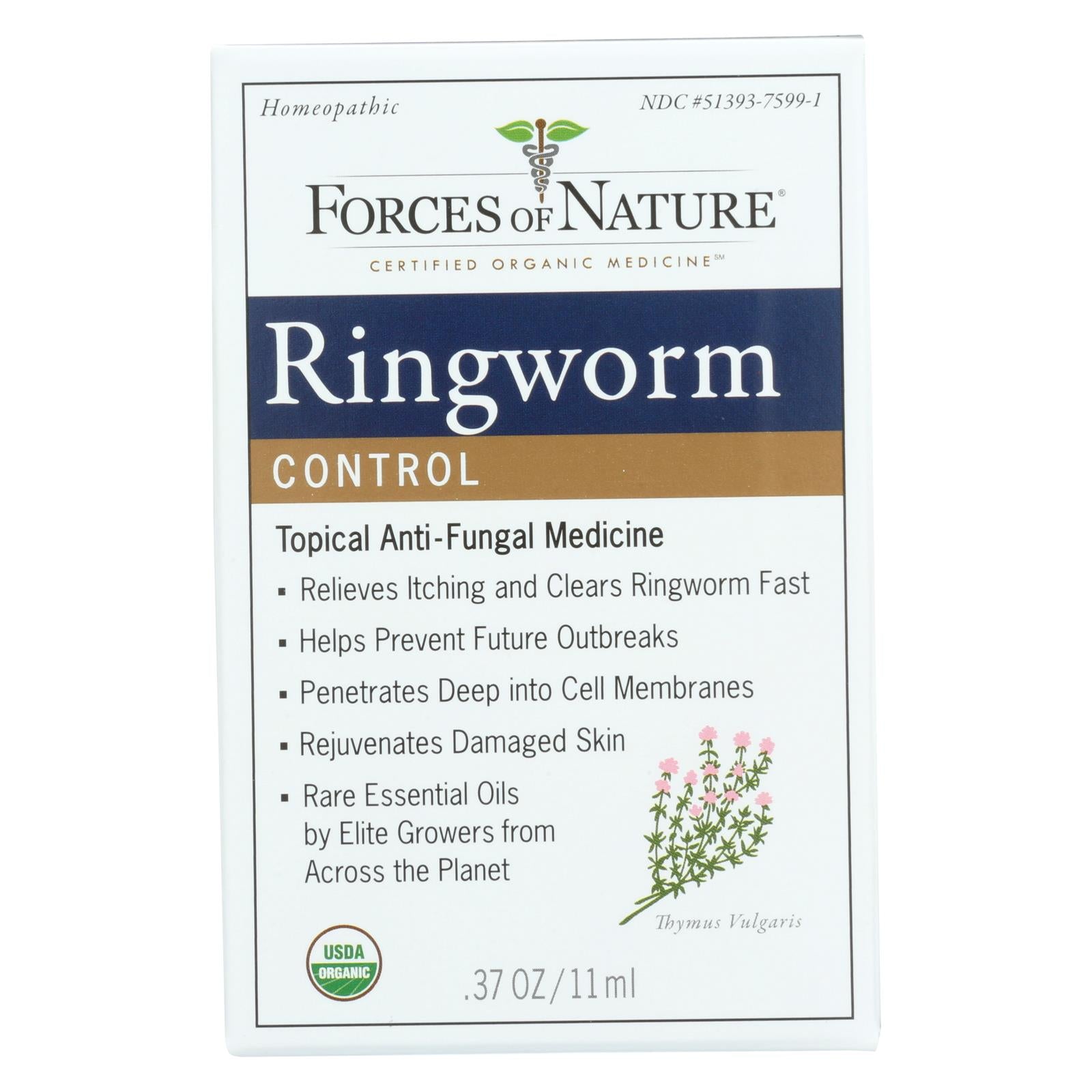 Forces Of Nature - Organic Ringworm Control - 11 Ml
