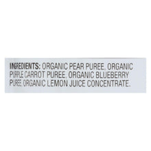 Load image into Gallery viewer, Plum Organics Baby Food - Organic - Blueberry Pear And Purple Carrots - Stage 2 - 6 Months And Up - 3.5 .oz - Case Of 6
