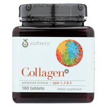 Load image into Gallery viewer, Youtheory Collagen - Type 1 And 2 And 3 - Advanced Formula - 160 Tablets
