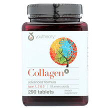 Load image into Gallery viewer, Youtheory Collagen - Type 1 And 2 And 3 - 290 Tablets
