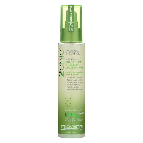 Giovanni Hair Care Products Spray Leave In Conditioner - 2chic Avocado - 4 Oz
