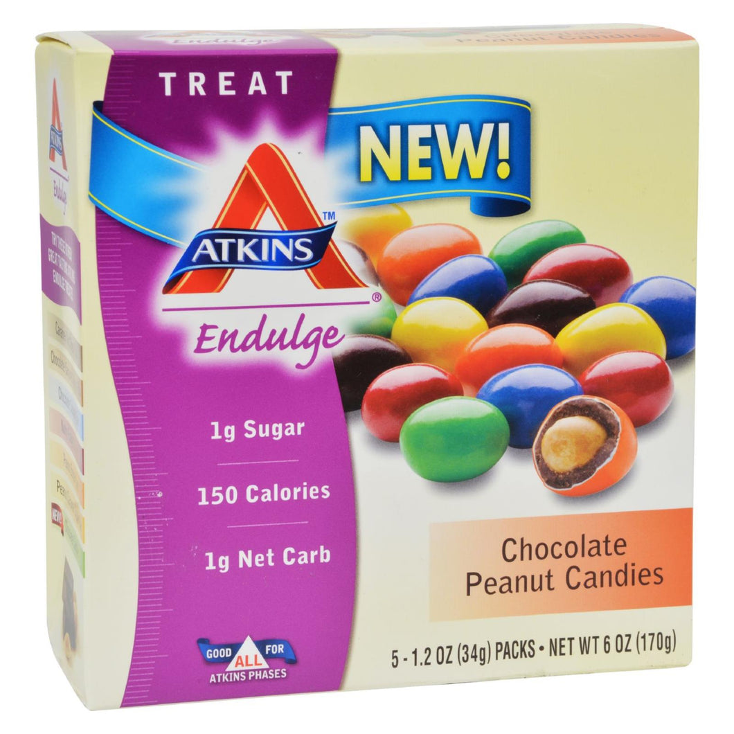 Atkins Endulge Bars - Chocolate Peanut Candies - 1.2 Oz - 5 Count
