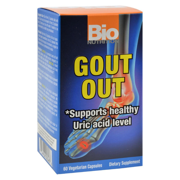 Bio Nutrition - Gout Out - 60 Vegetarian Capsules