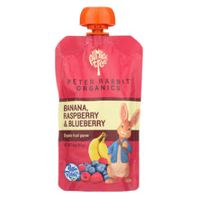 Load image into Gallery viewer, Peter Rabbit Organics Fruit Snacks - Raspberry Banana And Blueberry - Case Of 10 - 4 Oz.
