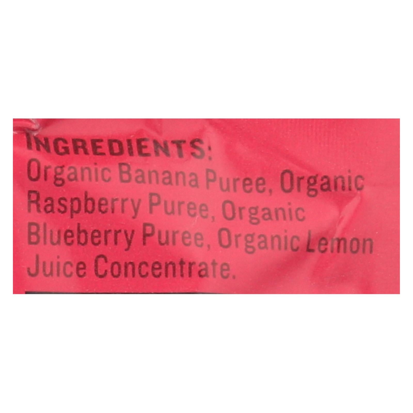 Peter Rabbit Organics Fruit Snacks - Raspberry Banana And Blueberry - Case Of 10 - 4 Oz.