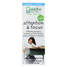 Load image into Gallery viewer, Siddha Flower Essences Attention And Focus - Kids - Age Two Plus - 1 Fl Oz
