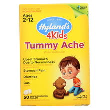 Load image into Gallery viewer, Hylands Homeopathic Tummy Ache - 4 Kids - 50 Quick-dissolving Tablets
