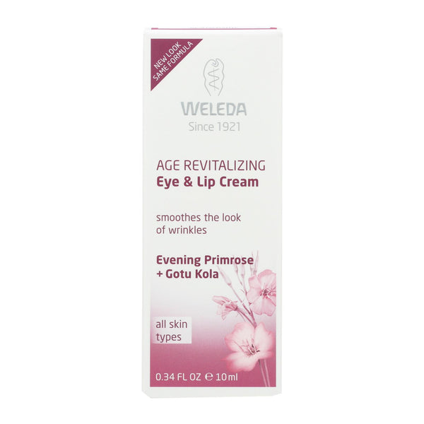 Weleda Eye And Lip Cream - Age Revitalizing - Evening Primrose - .34 Oz