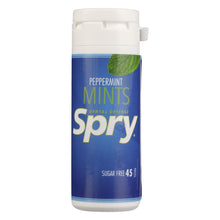 Load image into Gallery viewer, Spry Xylitol Mints - Peppermint - Case Of 6 - 45 Count
