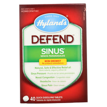 Load image into Gallery viewer, Hylands Homeopathic Sinus - Defend - 40 Tablets
