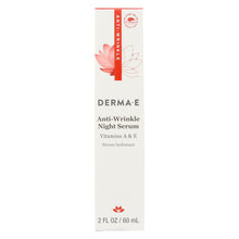 Load image into Gallery viewer, Derma E - Anti - Wrinkle Vitamin A Night Serum - 2 Oz.
