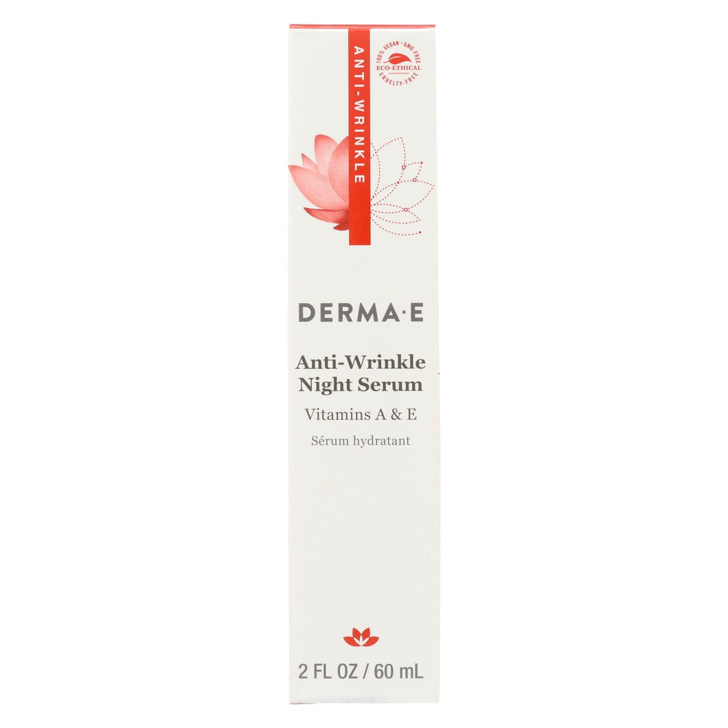Derma E - Anti - Wrinkle Vitamin A Night Serum - 2 Oz.