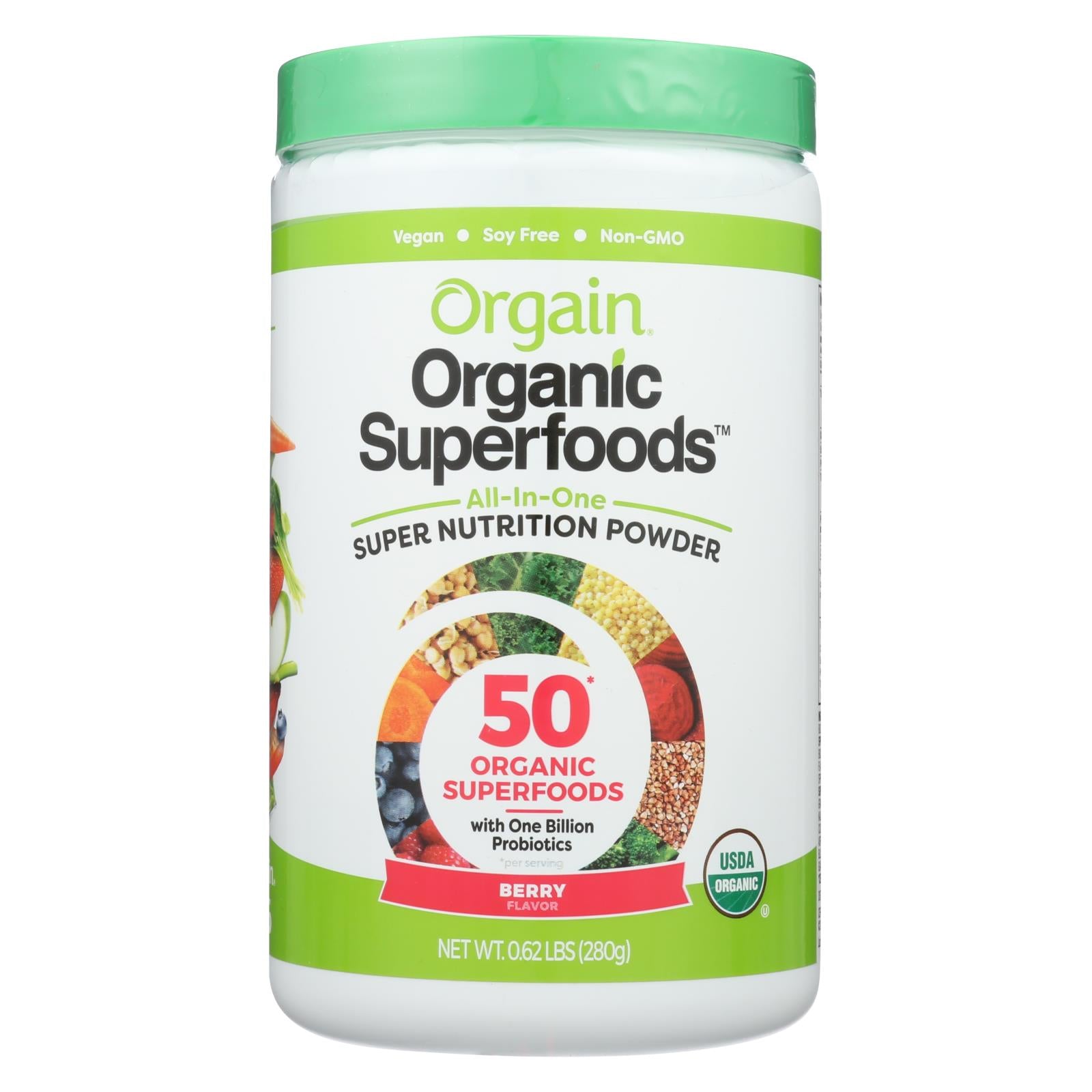 Orgain Organic Hydration Powder - Berry Punch - 0.62 Lb.