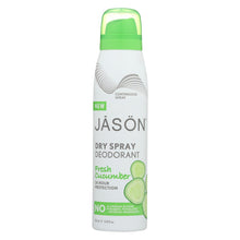 Load image into Gallery viewer, Jason Natural Products Spray Deodorant - Fresh Cucumber - 3.8 Oz.
