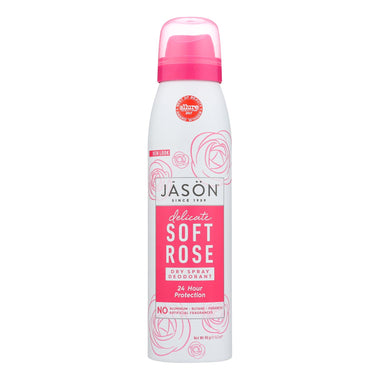 Jason Natural Products Spray Soft Deodorant - Rose - 3.8 Oz.