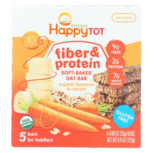Load image into Gallery viewer, Happy Tot Happy Tot Fiber And Protein - Apple Peach Pumpkin And Cinnamon - Case Of 6 - 0.88 Oz.
