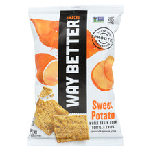 Load image into Gallery viewer, Way Better Snacks Tortilla Chips - Sweet Potato - Case Of 12 - 1 Oz.
