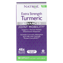 Load image into Gallery viewer, Natrol Turmeric Capsules - Extra Strength - 60 Count
