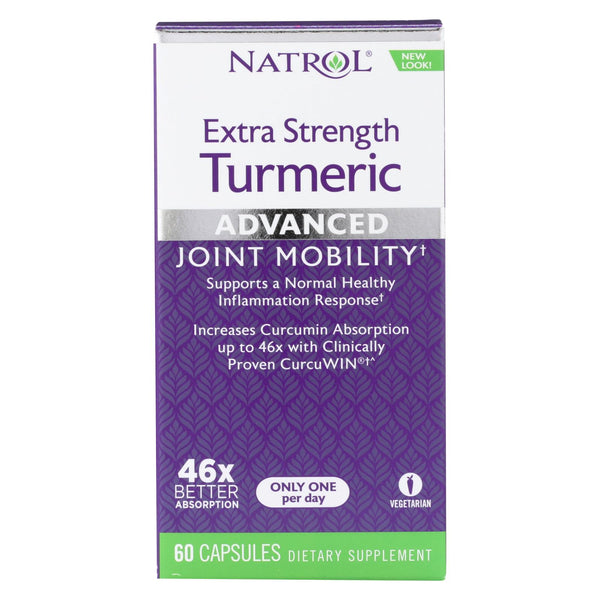 Natrol Turmeric Capsules - Extra Strength - 60 Count
