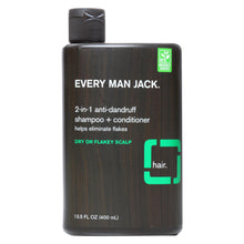 Load image into Gallery viewer, Every Man Jack Shampoo - 2in1 - Anti-dandruff - 13.50 Fl Oz
