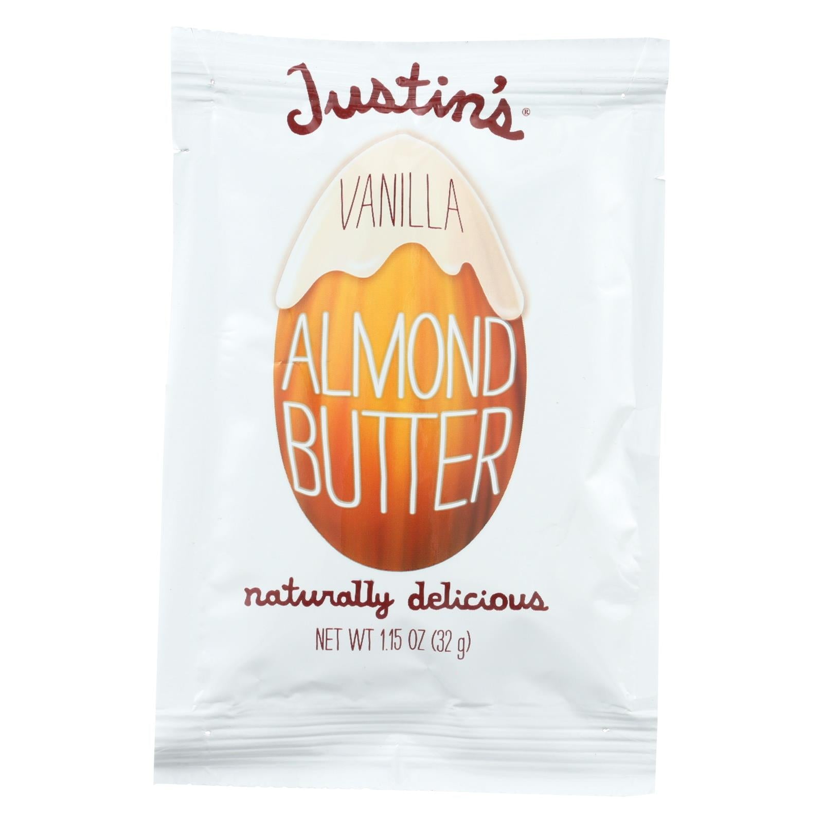 Justin's Nut Butter Squeeze Pack - Almond Butter - Vanilla - Quantity: 10
