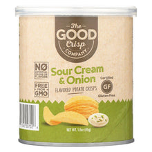 Load image into Gallery viewer, The Good Crisp Company Potato Crisps - Sour Cream And Onion - Quantity: 12
