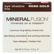 Load image into Gallery viewer, Mineral Fusion - Eye Shadow Trio - Rose Gold - 0.1 Oz.
