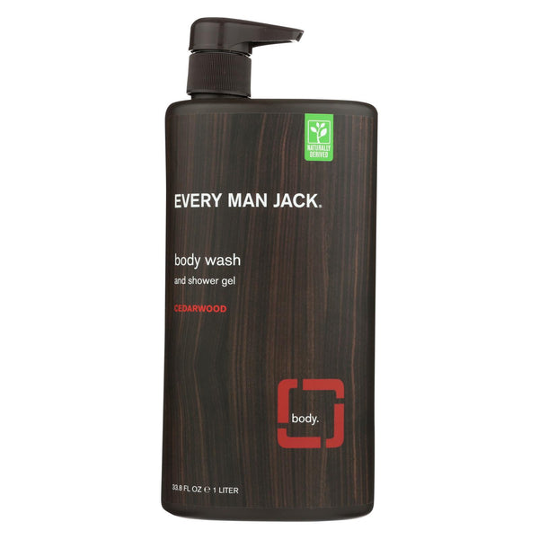 Every Man Jack Body Wash Cedarwood Body Wash - 33.8 Fl Oz.