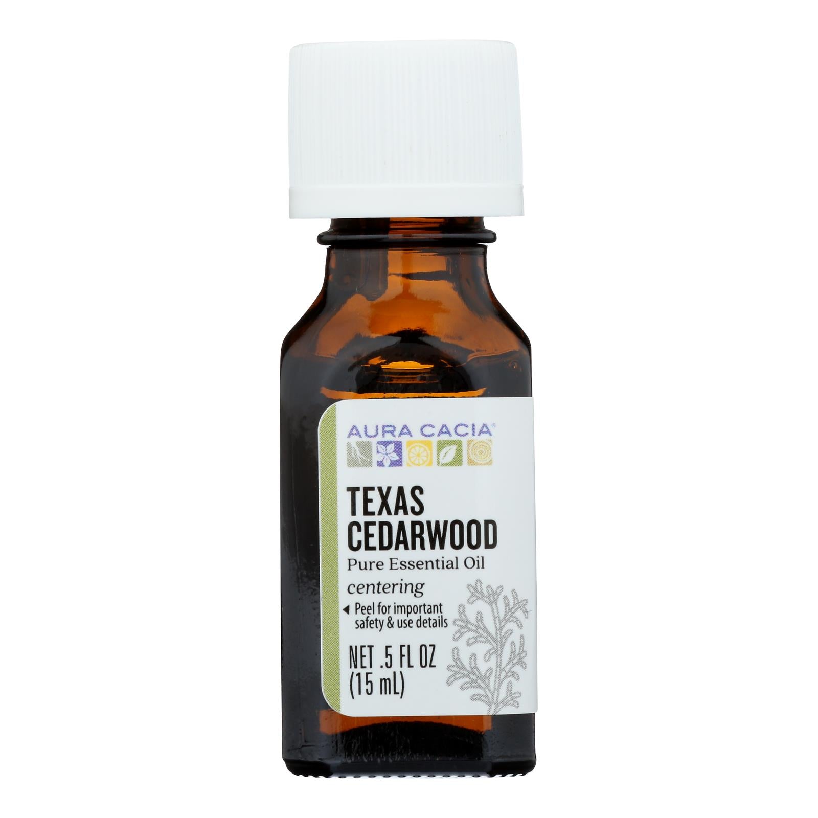 Aura Cacia - Essential Oil - Cedarwood Texas - .5 Oz