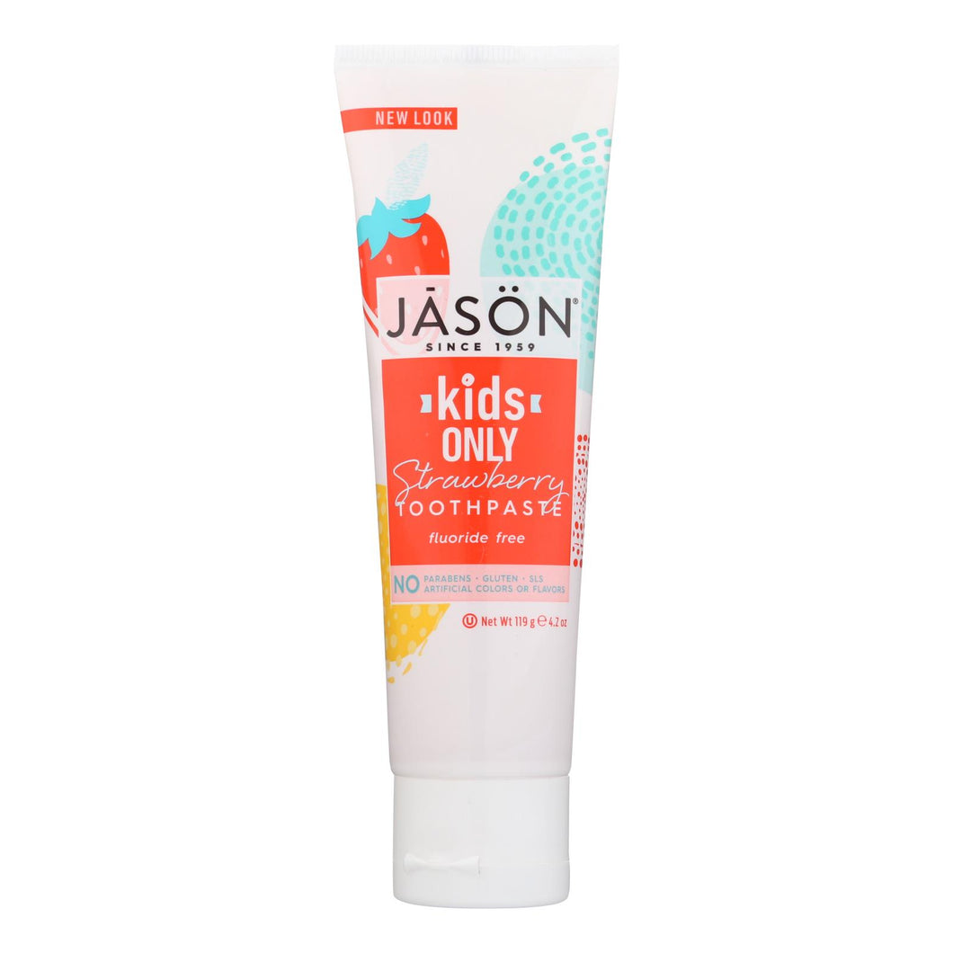 Jason Kids Only Toothpaste Strawberry - 4.2 Oz