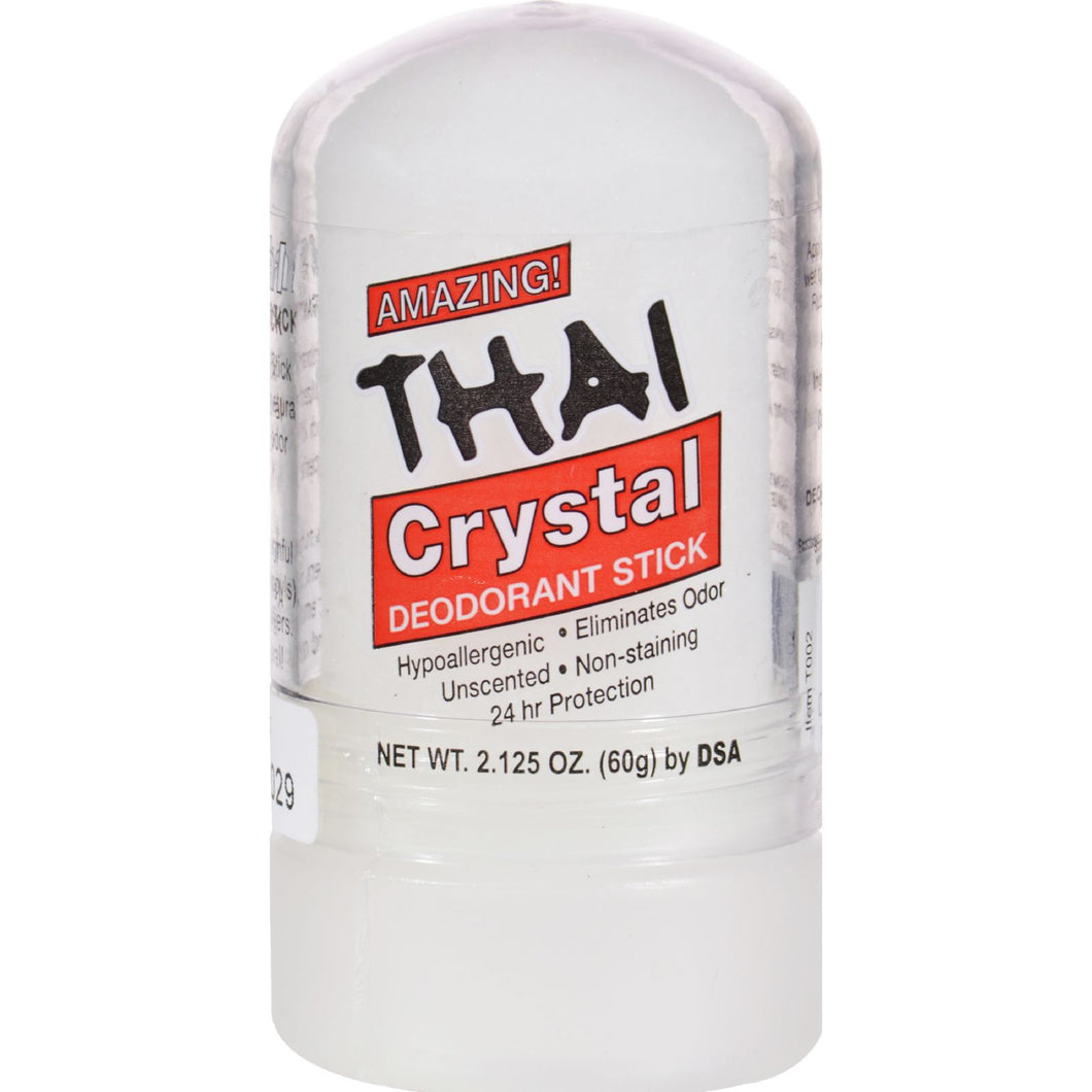 Thai Deodorant Stone Thai Natural Crystal Deodorant Push-up Stick - 2.125 Oz