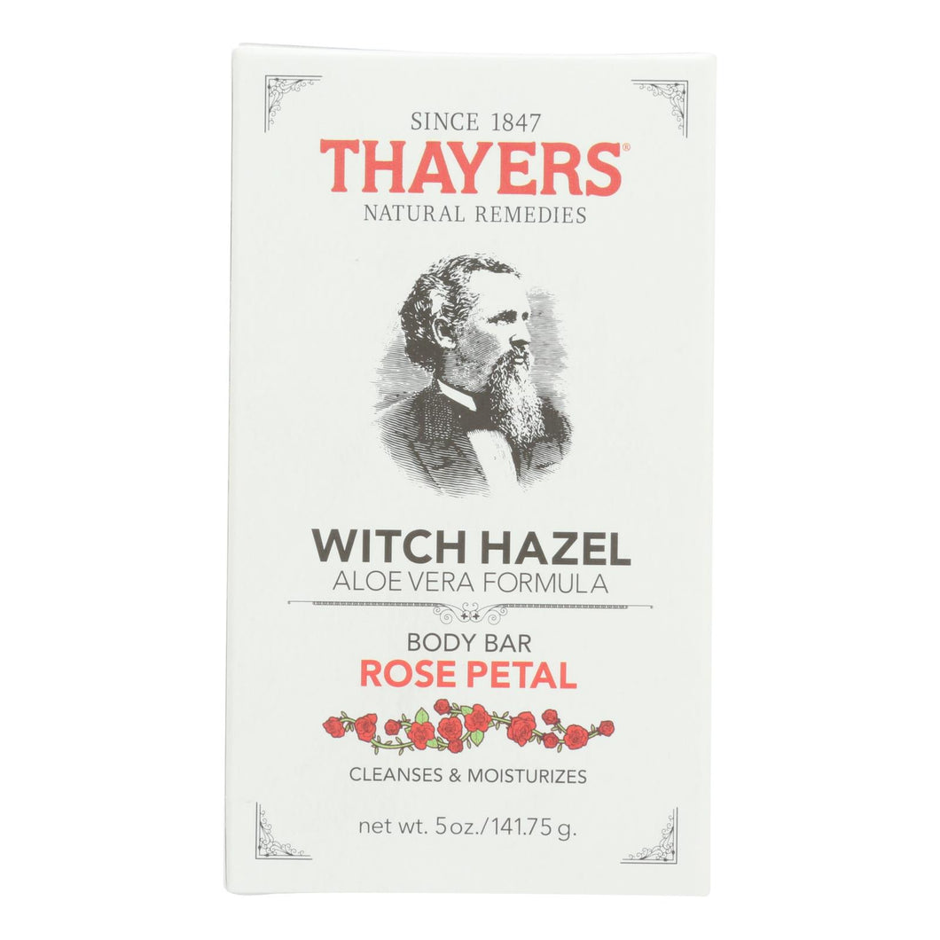 Thayers Body Bar - Witch Hazel And Rose Petal - 5 Oz