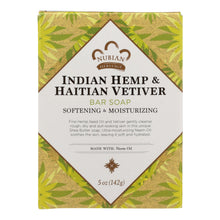 Load image into Gallery viewer, Nubian Heritage Bar Soap Indian Hemp And Haitian Vetiver - 5 Oz
