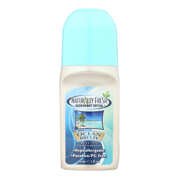 Naturally Fresh Roll-on Deodorant Crystal Ocean Breeze - 3 Oz