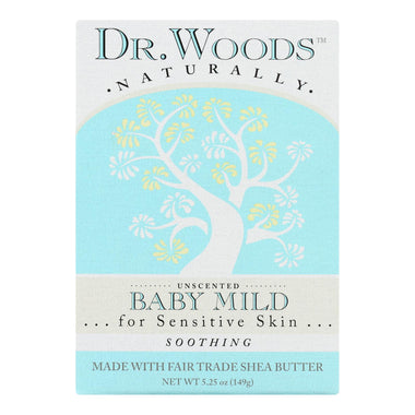 Dr. Woods Bar Soap Baby Mild Unscented - 5.25 Oz