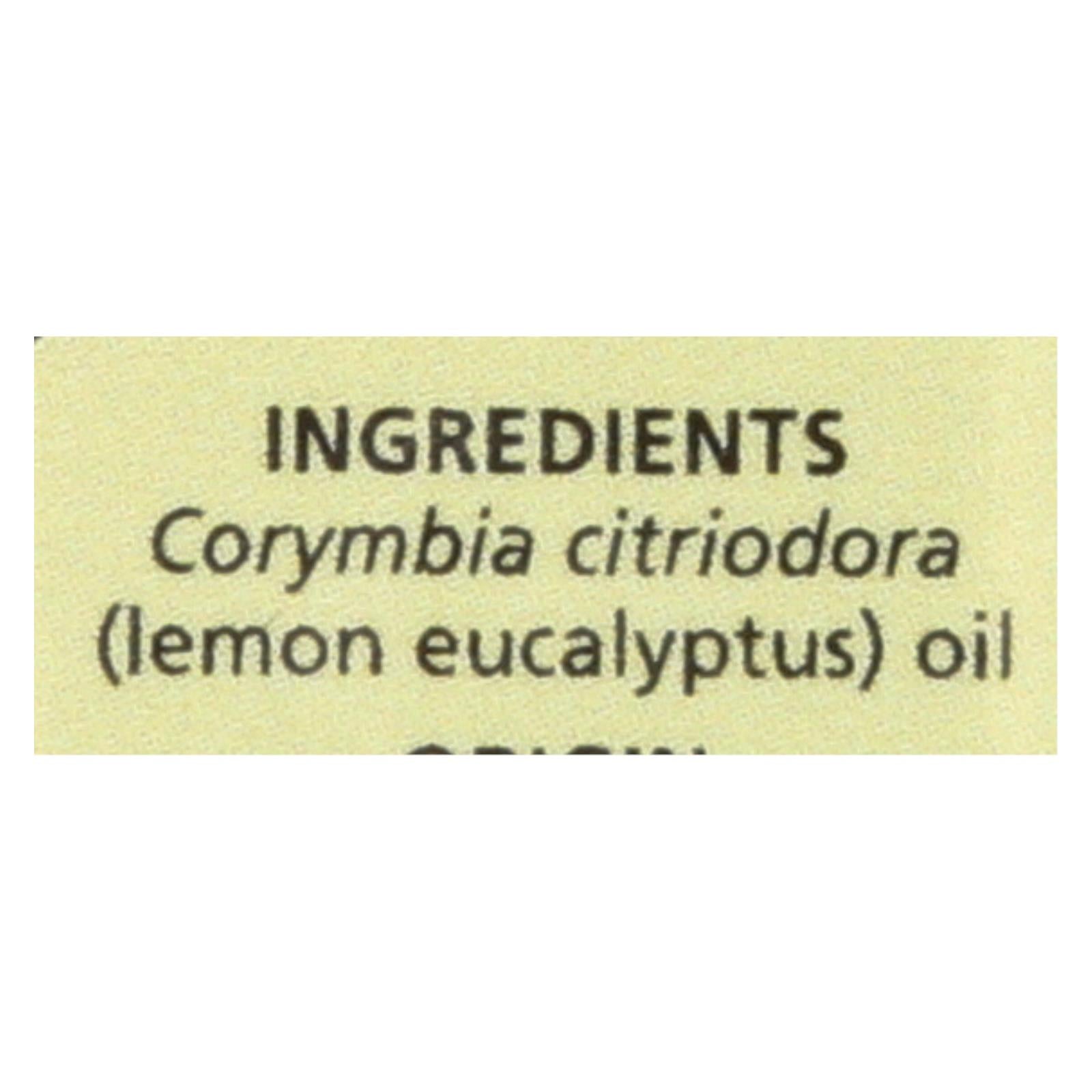 Aura Cacia - 100% Pure Essential Oil Lemon Eucalyptus - 0.5 Fl Oz