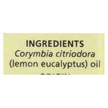 Load image into Gallery viewer, Aura Cacia - 100% Pure Essential Oil Lemon Eucalyptus - 0.5 Fl Oz
