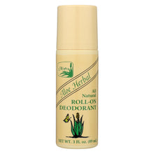 Load image into Gallery viewer, Alvera All Natural Roll-on Deodorant Aloe Herbal - 3 Fl Oz
