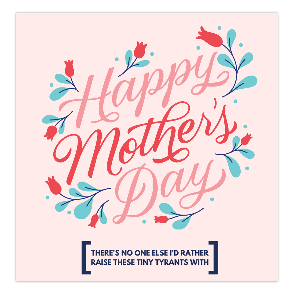 Happy Mother's Day Blank Cards (Pack Of 5)
