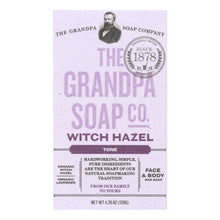 Load image into Gallery viewer, Grandpa Soap Soap - Witch Hazel - 4.25 Oz
