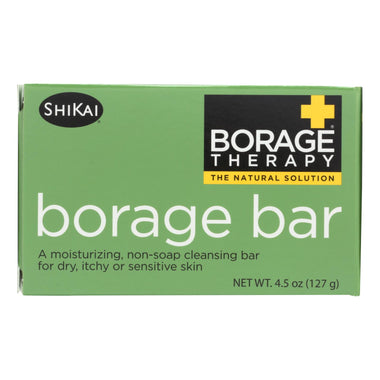 Shikai Products Cleansing Bar - Non Soap - Borage - 4.5 Oz