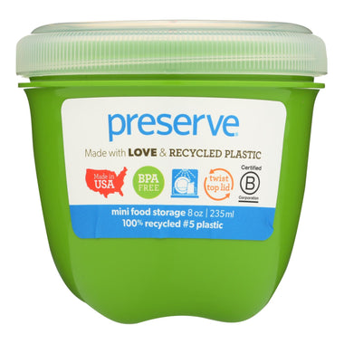 Preserve Mini Food Storage Container - Apple Green - 8 Oz