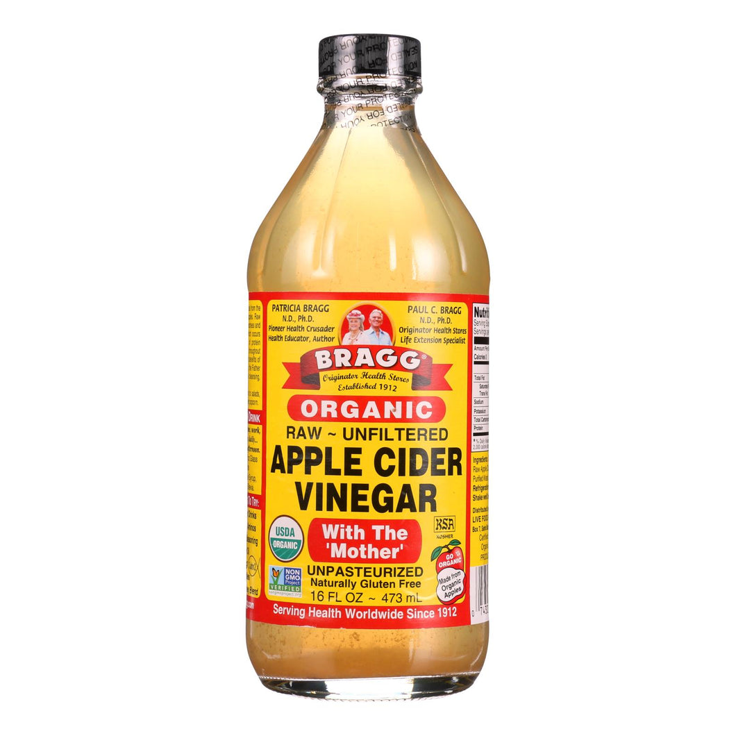 Bragg - Apple Cider Vinegar - Organic - Raw - Unfiltered - 16 Oz - 1 Each