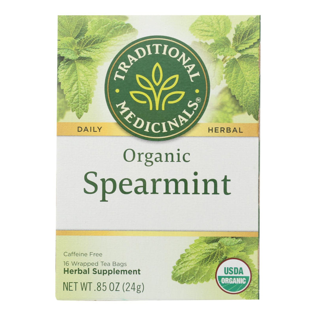 Traditional Medicinals Organic Tea - Spearmint 16 Bags