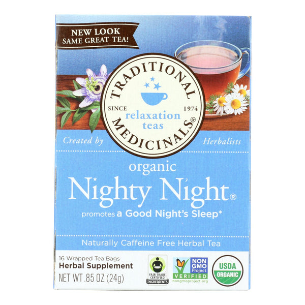 Traditional Medicinals Organic Nighty Night Tea - Caffeine Free - 16 Bags