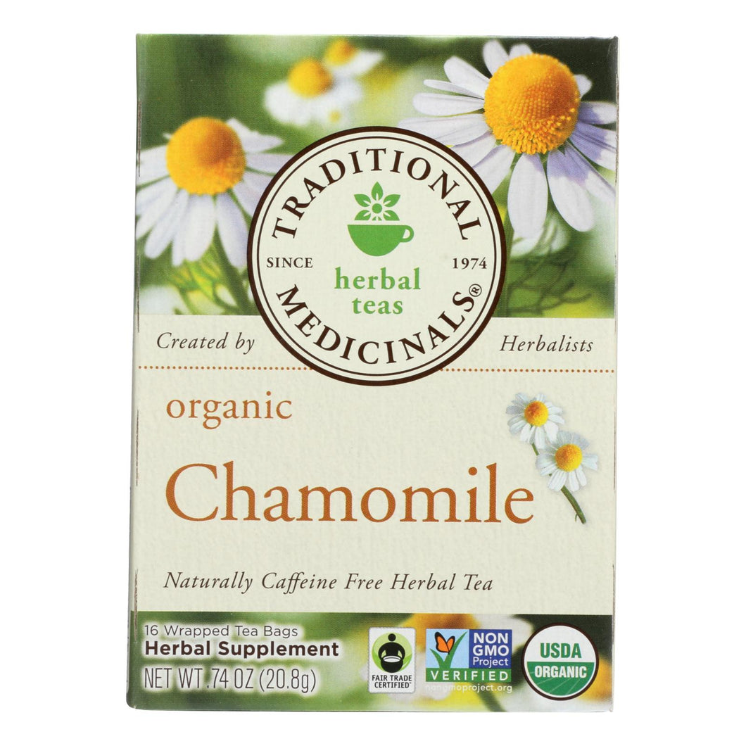 Traditional Medicinals Organic Chamomile Herbal Tea - 16 Tea Bags