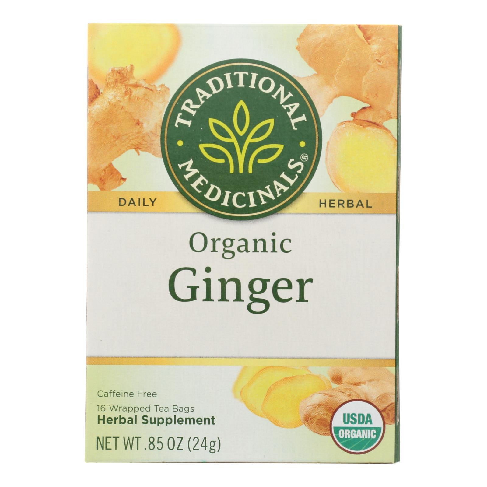 Traditional Medicinals Organic Ginger Tea - 16 Bags