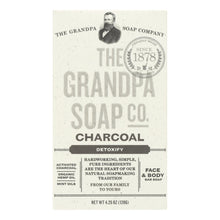 Load image into Gallery viewer, Grandpa Soap Soap - Charcoal - 4.25 Oz
